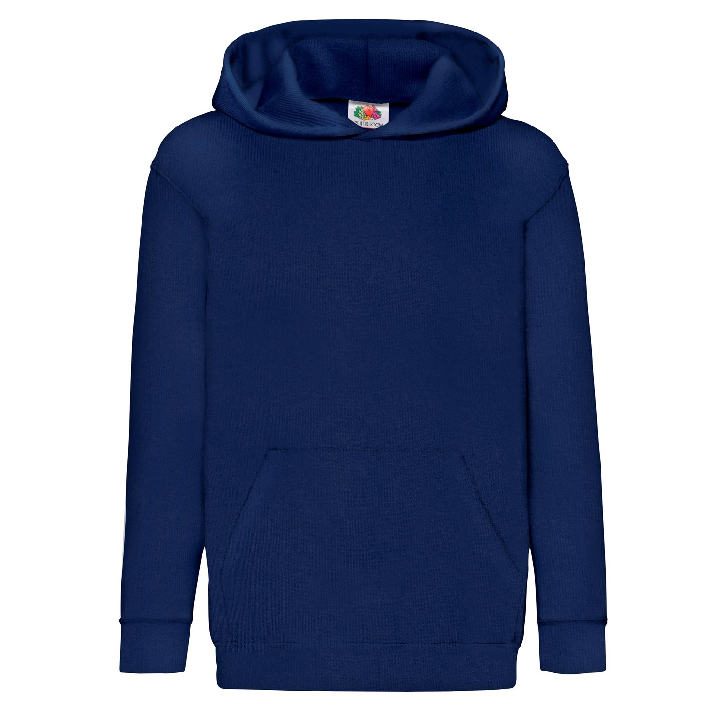 Navy blue children&#039;s sweatshirt Classic kangaroo Fruit of the Loom