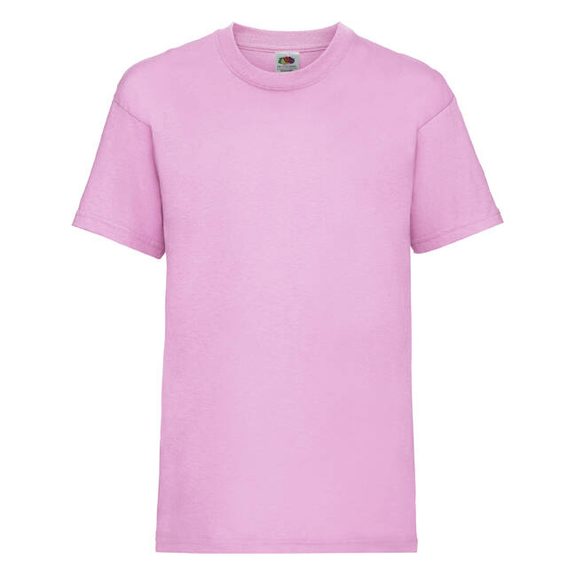 Pink Fruit of the Loom Cotton T-shirt