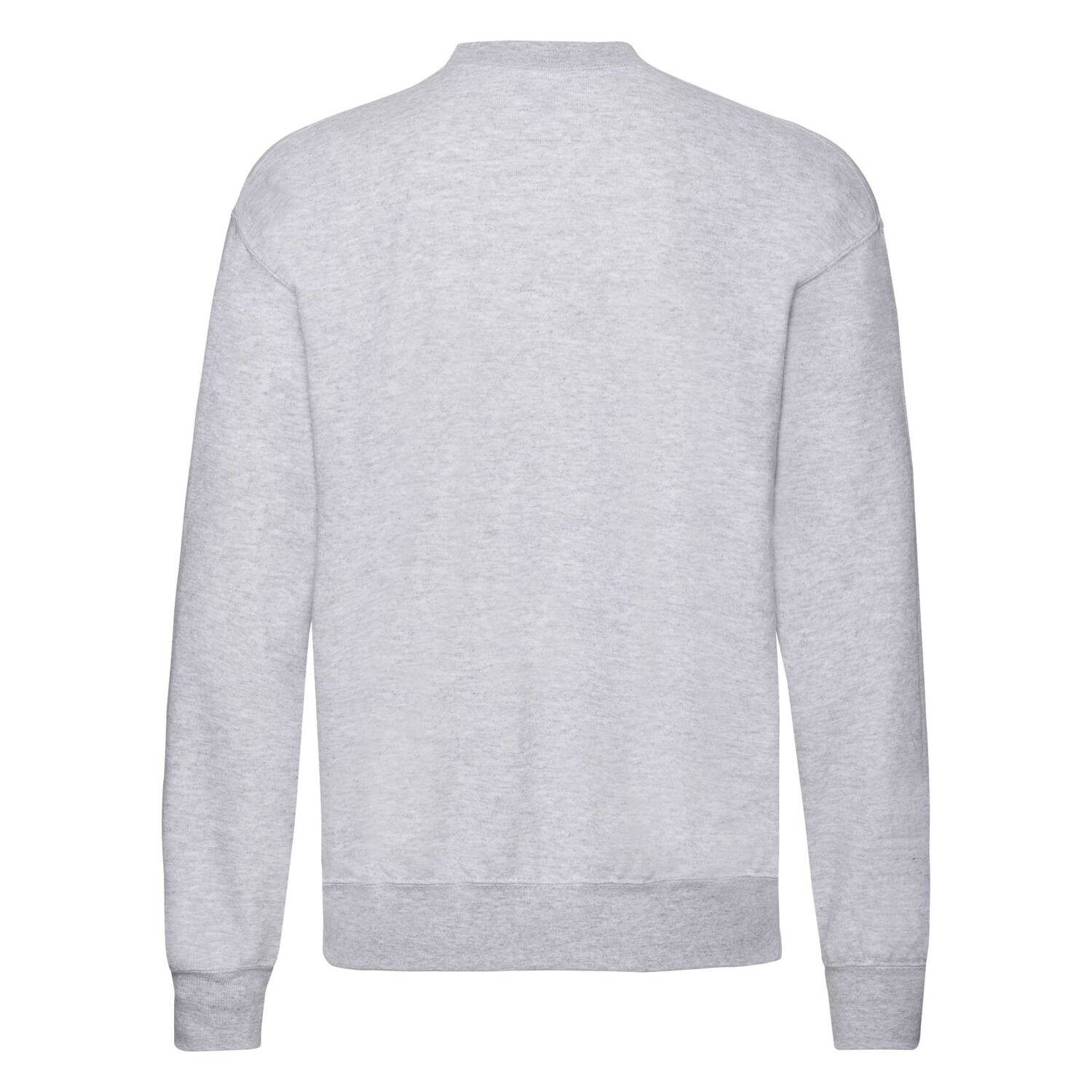 Light grey men's sweatshirt Set-in Sweat Fruit of the Loom