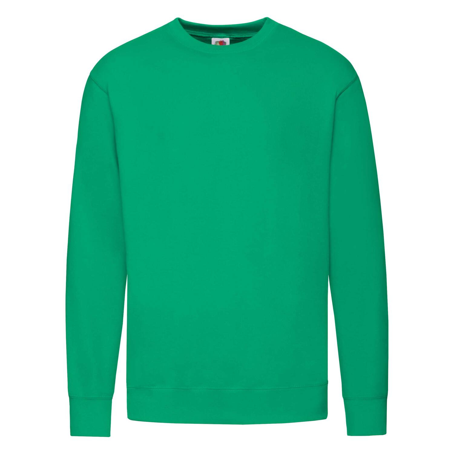 Green Men&#039;s Sweatshirt Lightweight Set-in-Sweat Sweat Fruit of the Loom