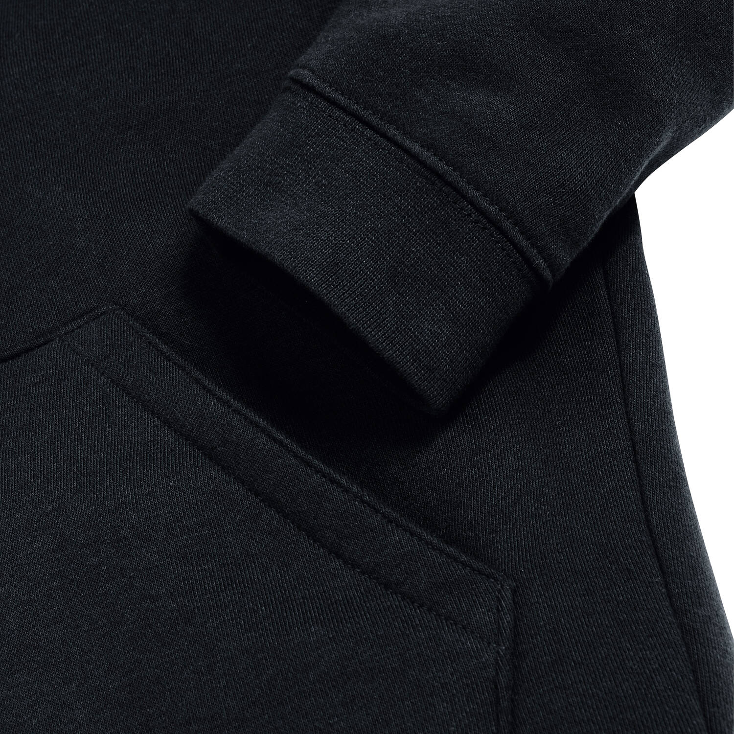 Black children&#039;s hoodie Authentic Russell