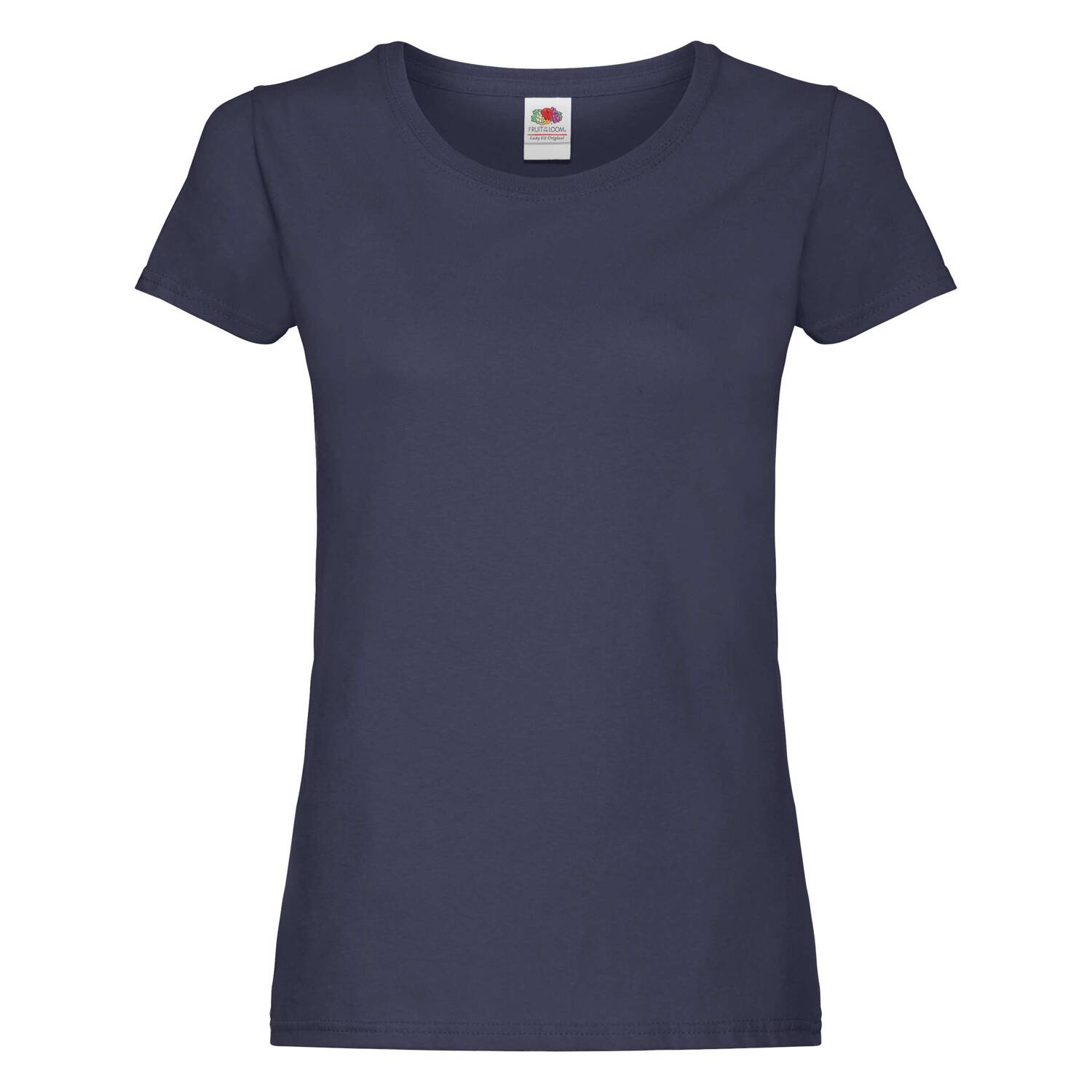 Navy Women's T-shirt Lady fit Original Fruit of the Loom