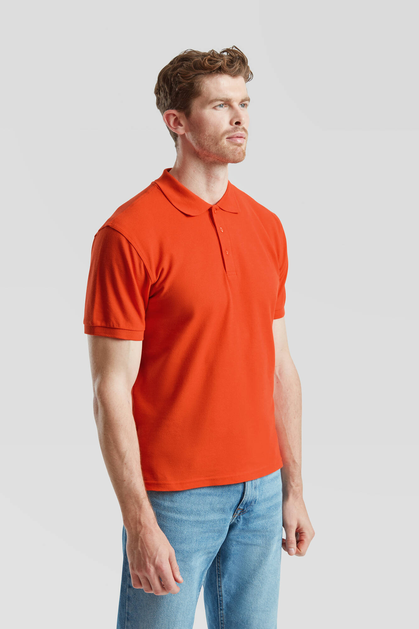 Pomarańczowa koszulka męska Iconic Polo 6304400 Friut of the Loom