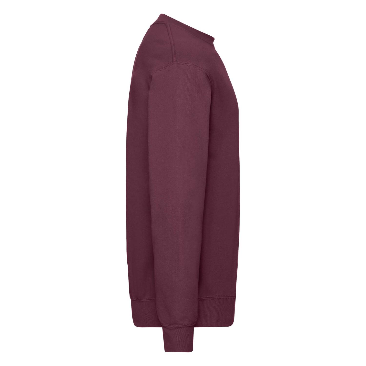 Burgundy Men&#039;s Sweatshirt Set-in Sweat Fruit of the Loom