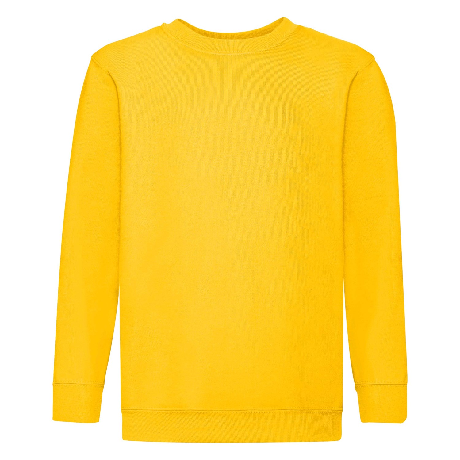 Żółta bluza dziecięca Set-In Sweat Fruit of the Loom