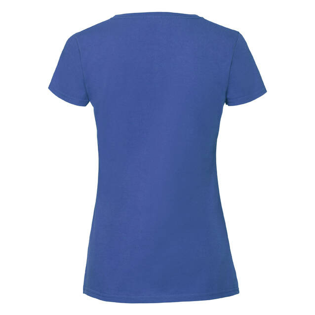 Iconic 195 Ringspun Premium Premium Fruit of the Loom Blue T-shirt