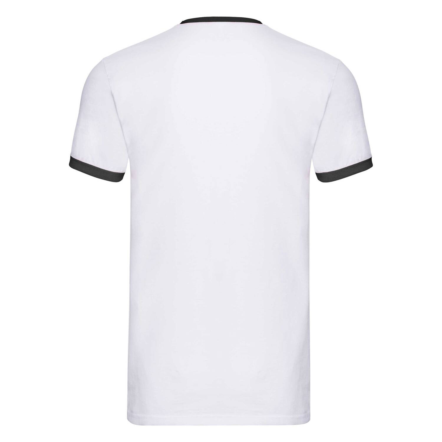 White T-shirt Ringer Fruit of the Loom