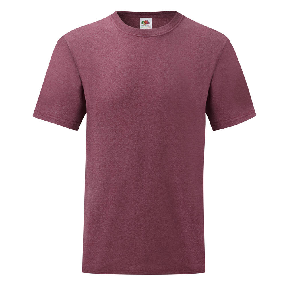 Burgundy Men's T-shirt Valueweight Fruit of the Loom
