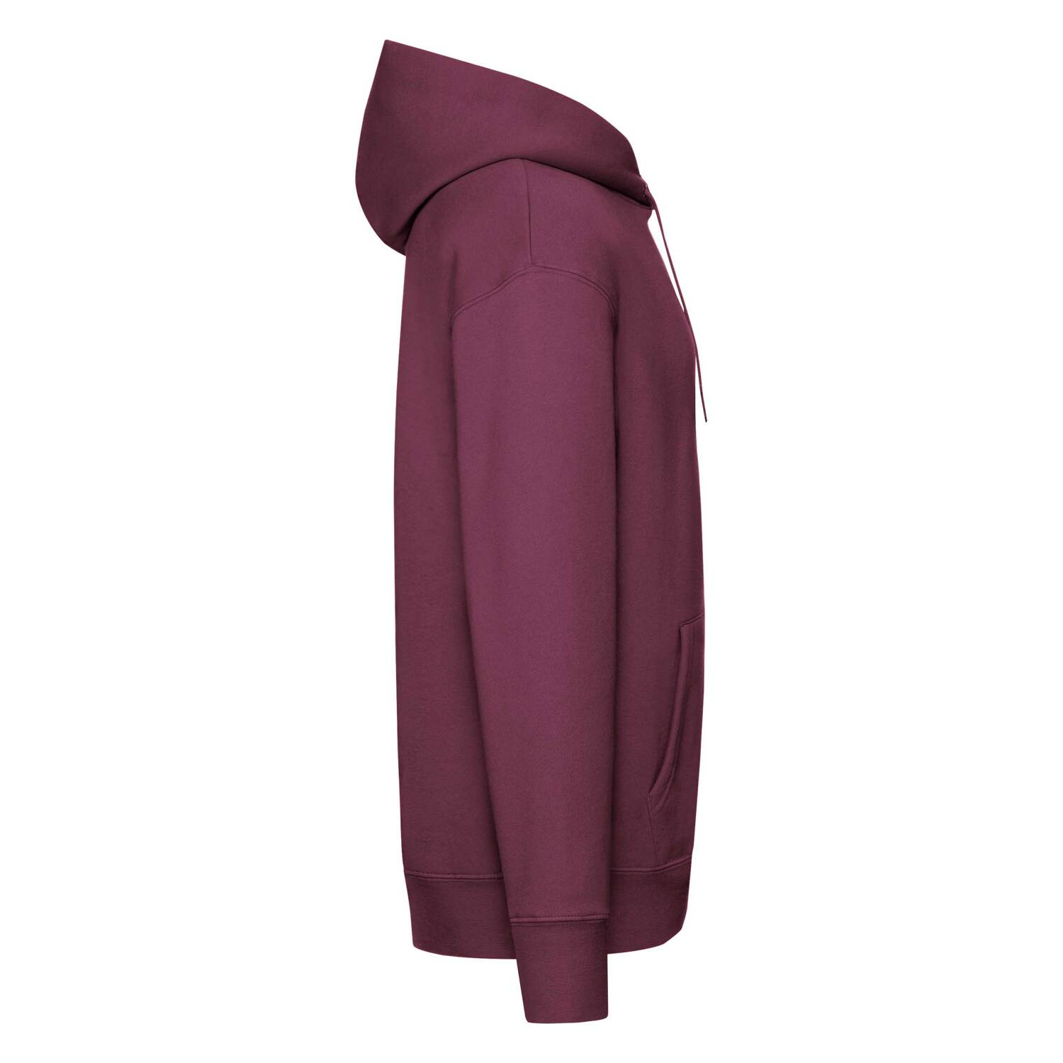 Burgundy Men's Hooded Sweat Fruit of the Loom