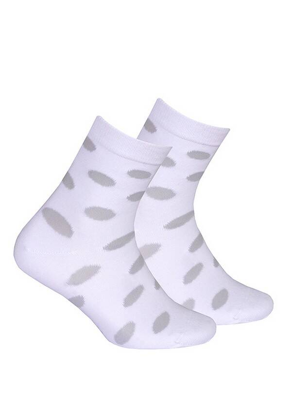 Gatta G34.01N Cottoline girls' socks patterned 27-32 aluminum 227