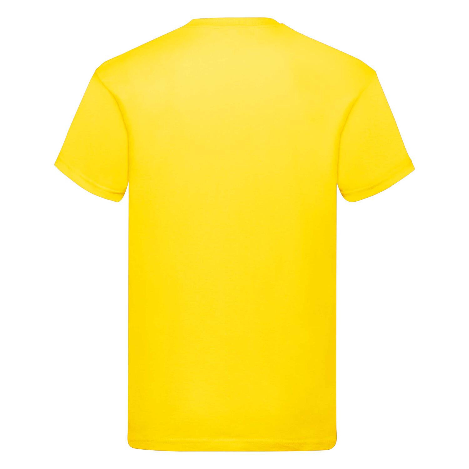 Original Fruit of the Loom Men's Yellow T-Shirt