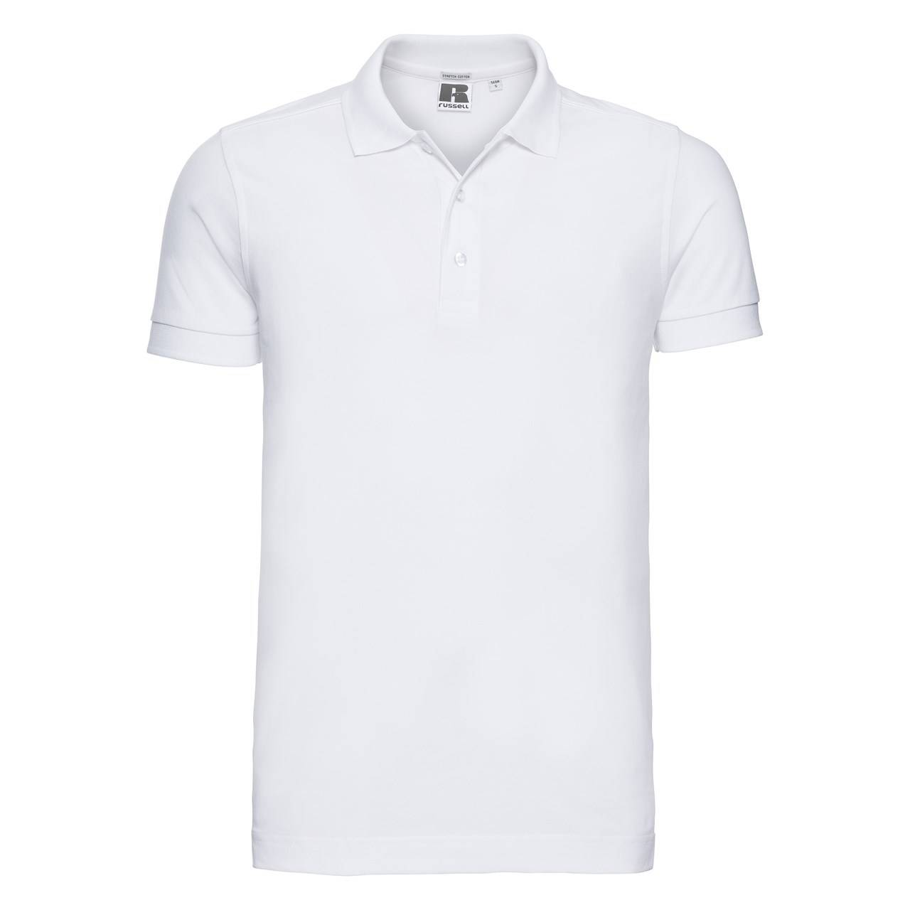 Mens T-shirt Stretch Polo R566M 95% smooth cotton ring-spun 5% Lycra 205g/210g