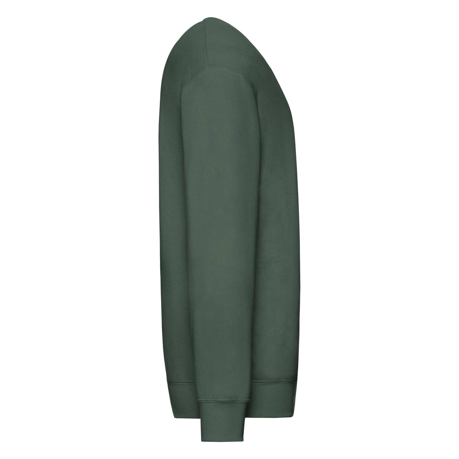 Green Men's Sweatshirt Lightweight Set-in-Sweat Sweat Fruit of the Loom