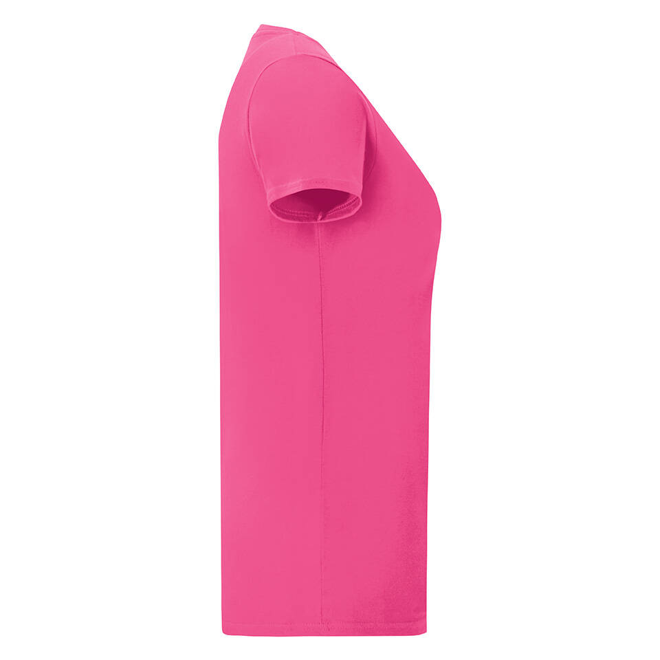 Pink Iconic women's t-shirt in combed cotton Fruit of the Loom