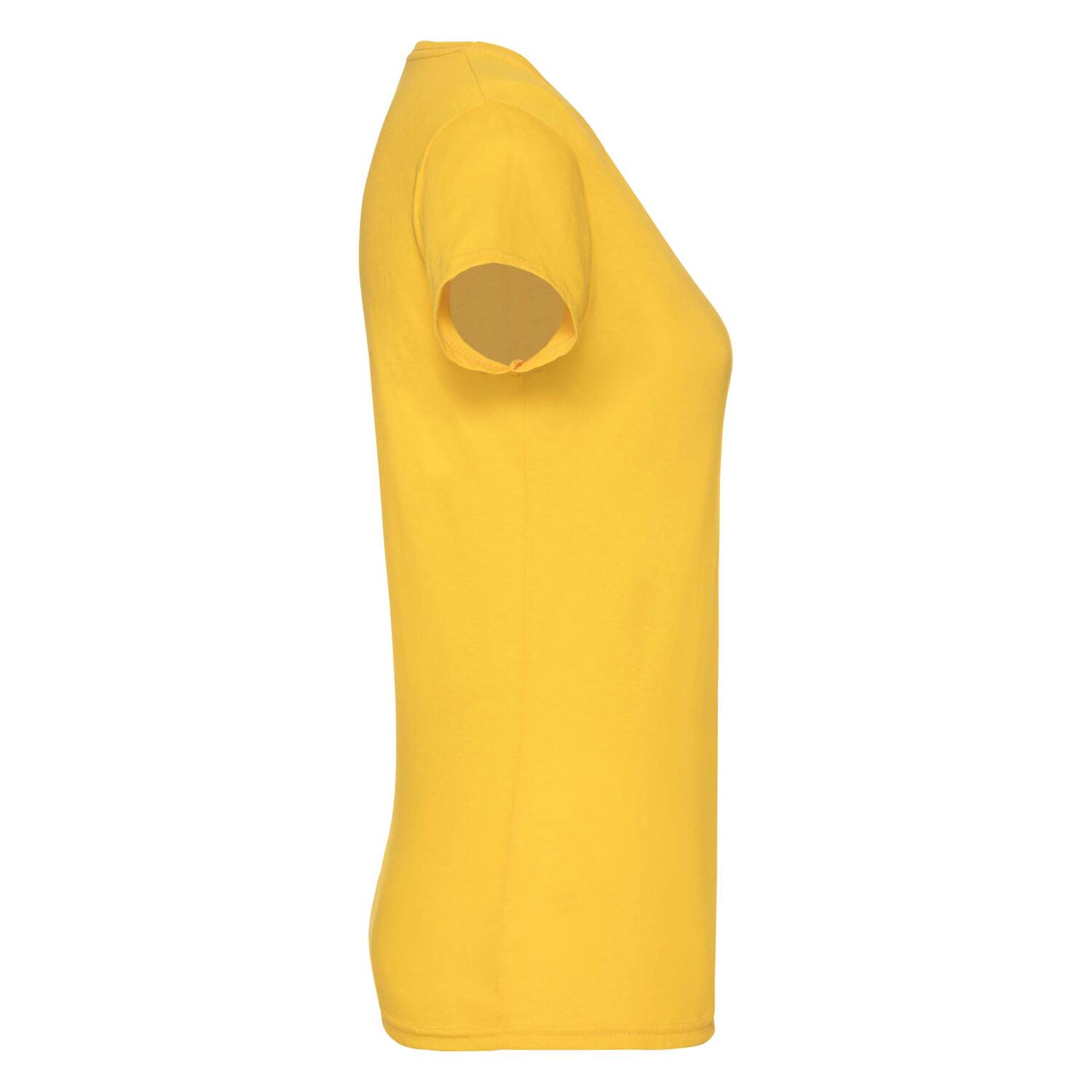Yellow Women's T-shirt Lady fit Original Fruit of the Loom