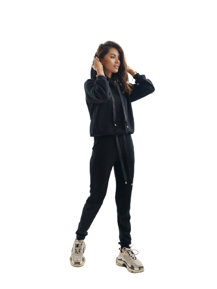 Cocomore black sweatshirt cmgBZ547.R21