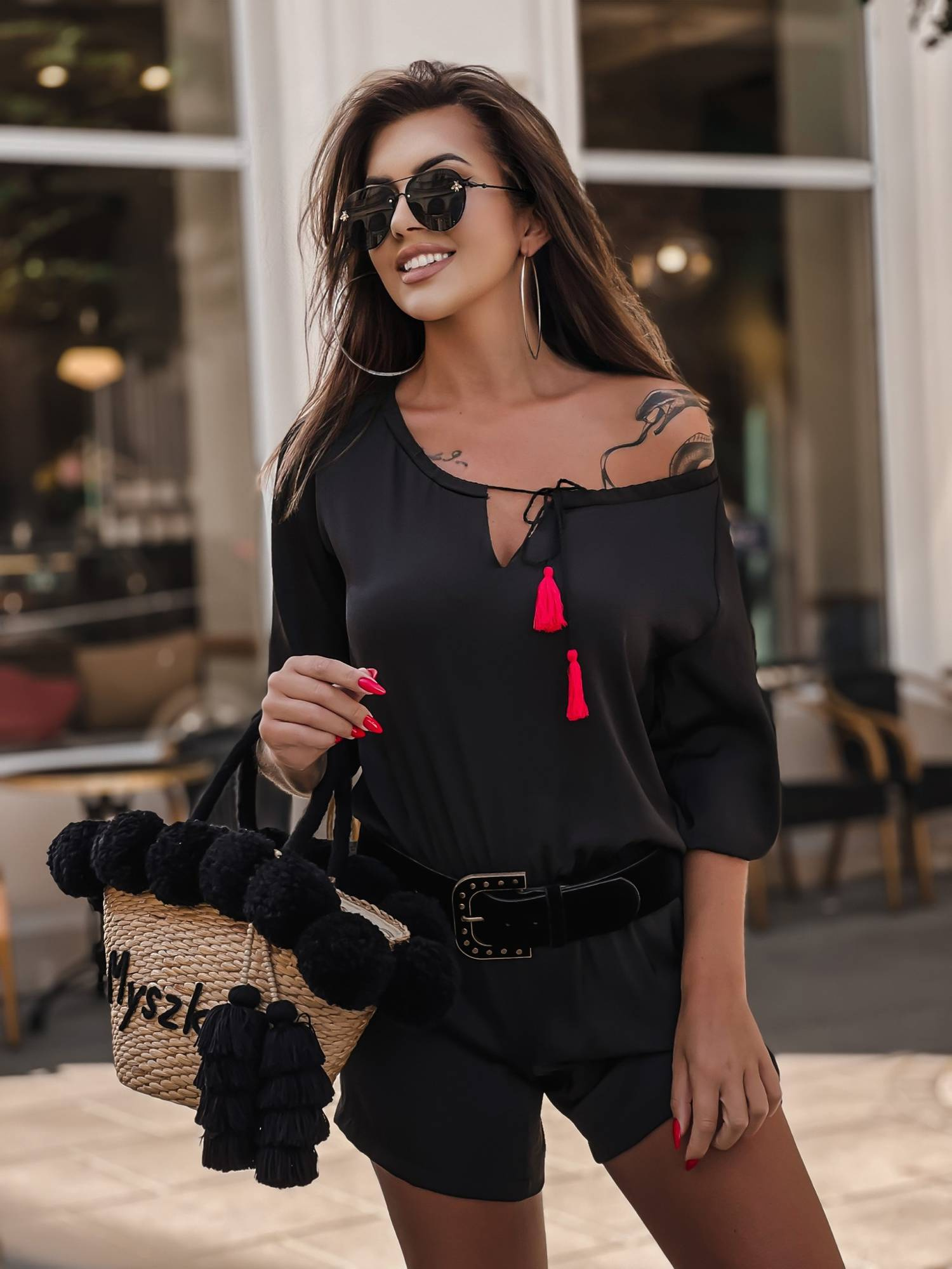 Jumpsuit black Coocmore amgKB1405.black