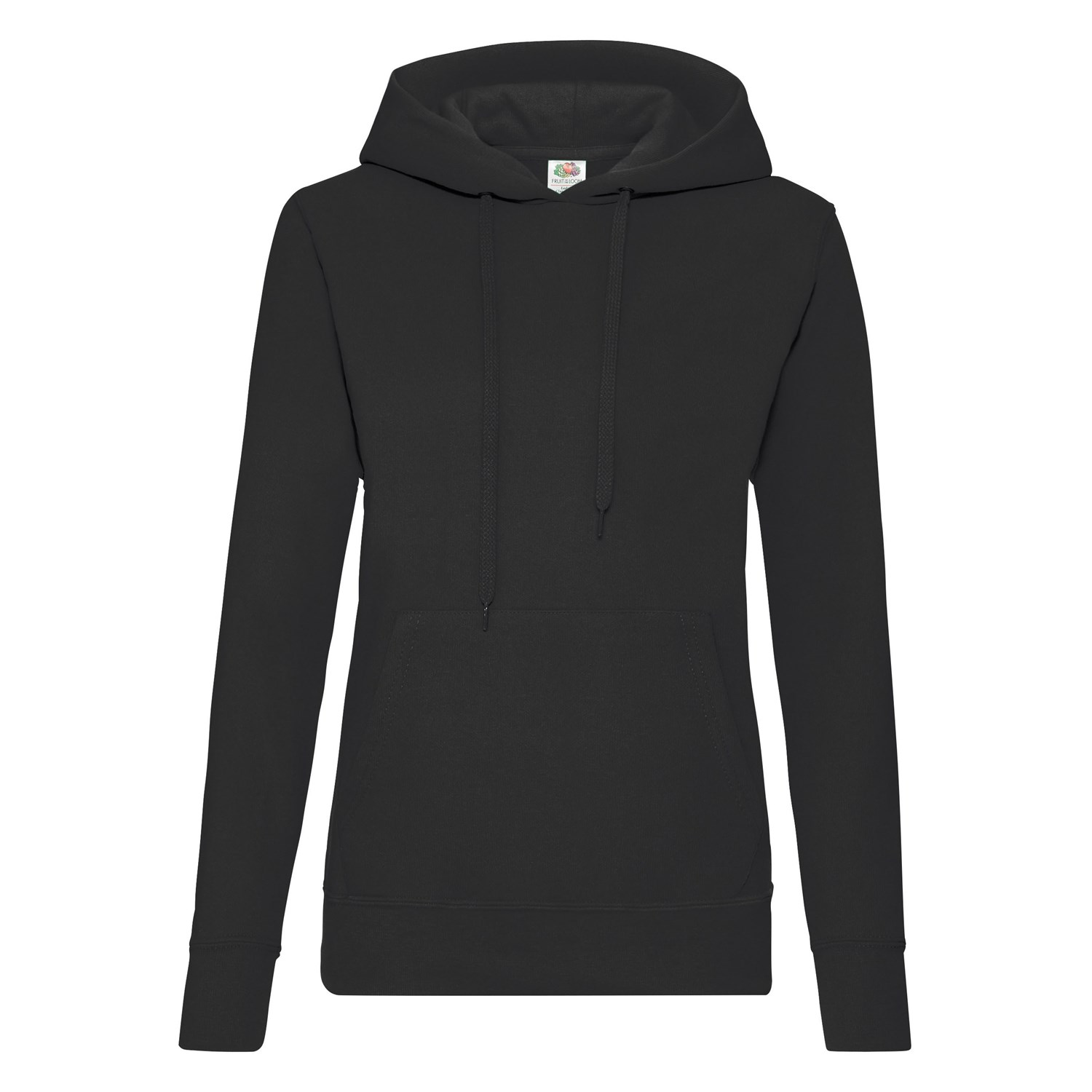 Czarna Bluza Z Kapturem Hooded Sweat Fruit Of The Loom