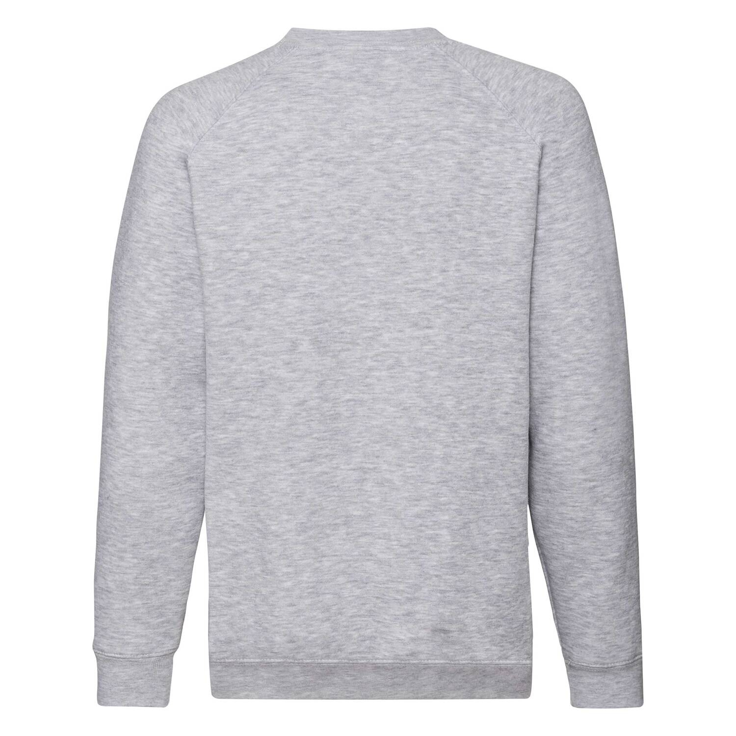 Gray children&#039;s sweatshirt Raglan Sweat Fruit of the Loom
