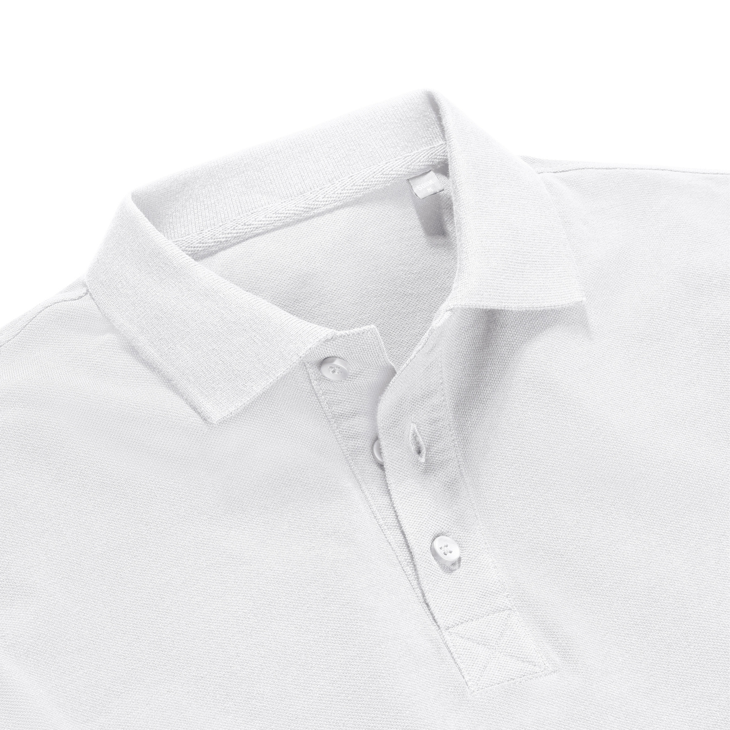 Biała koszulka męska polo Pure Organic Russell