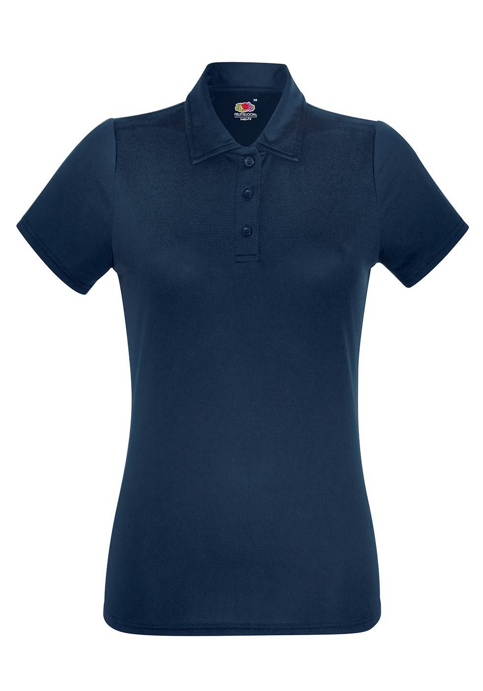 Navy Navy T-shirt Performance PoloFruit of the Loom