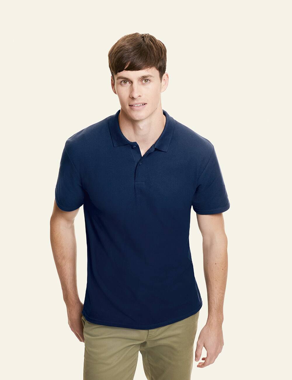 Navy blue Men's Polo Shirt Original Polo Friut of the Loom