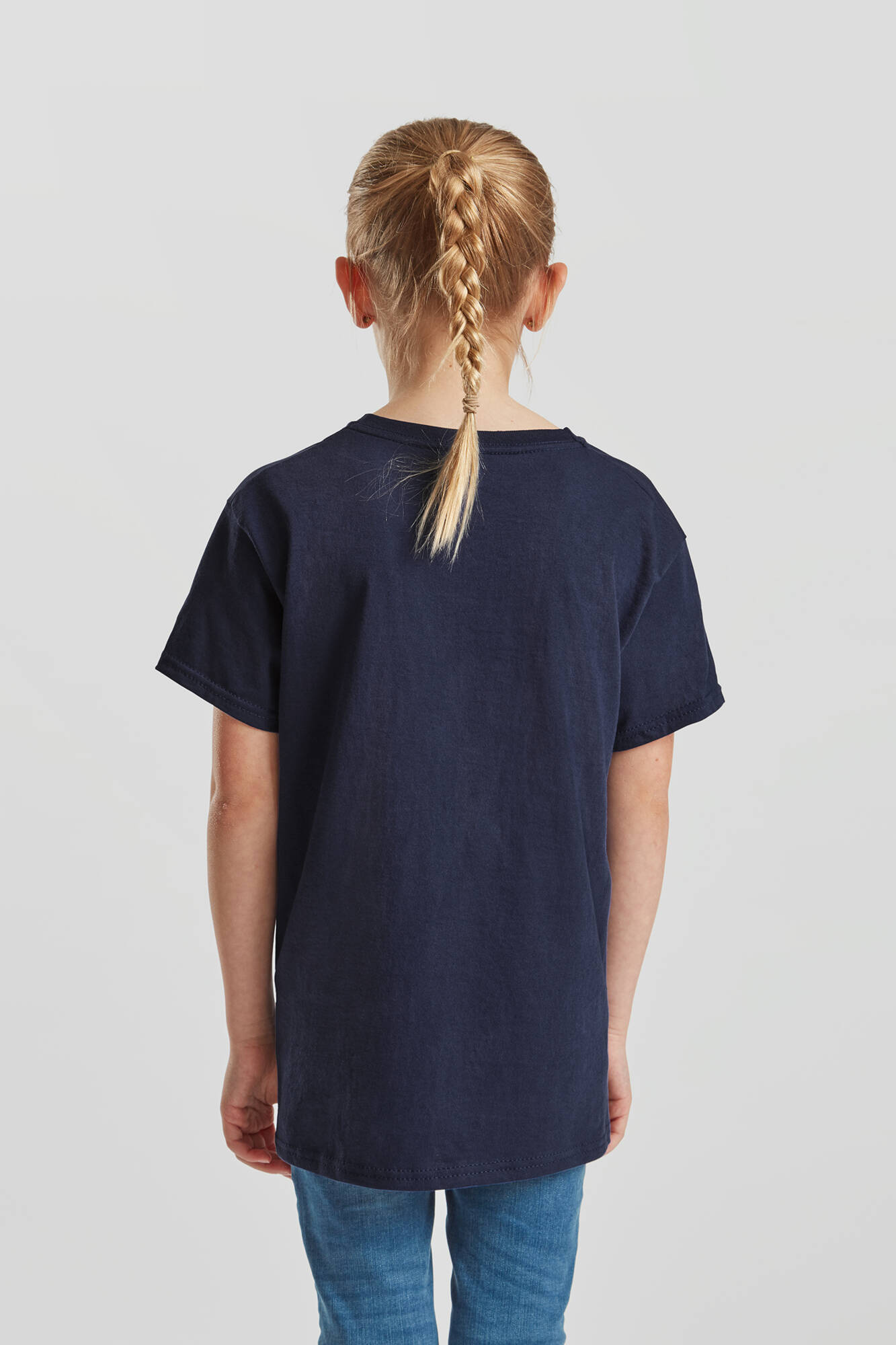 Navy T-shirt for kids Original Fruit of the Loom