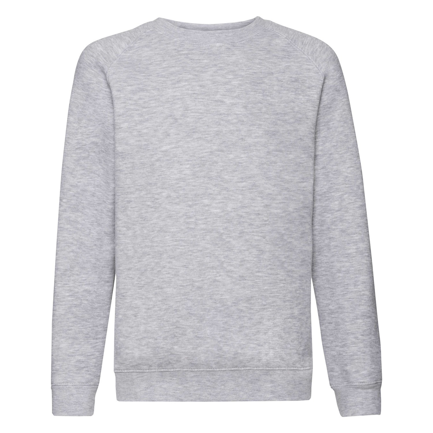 Gray children&#039;s sweatshirt Raglan Sweat Fruit of the Loom