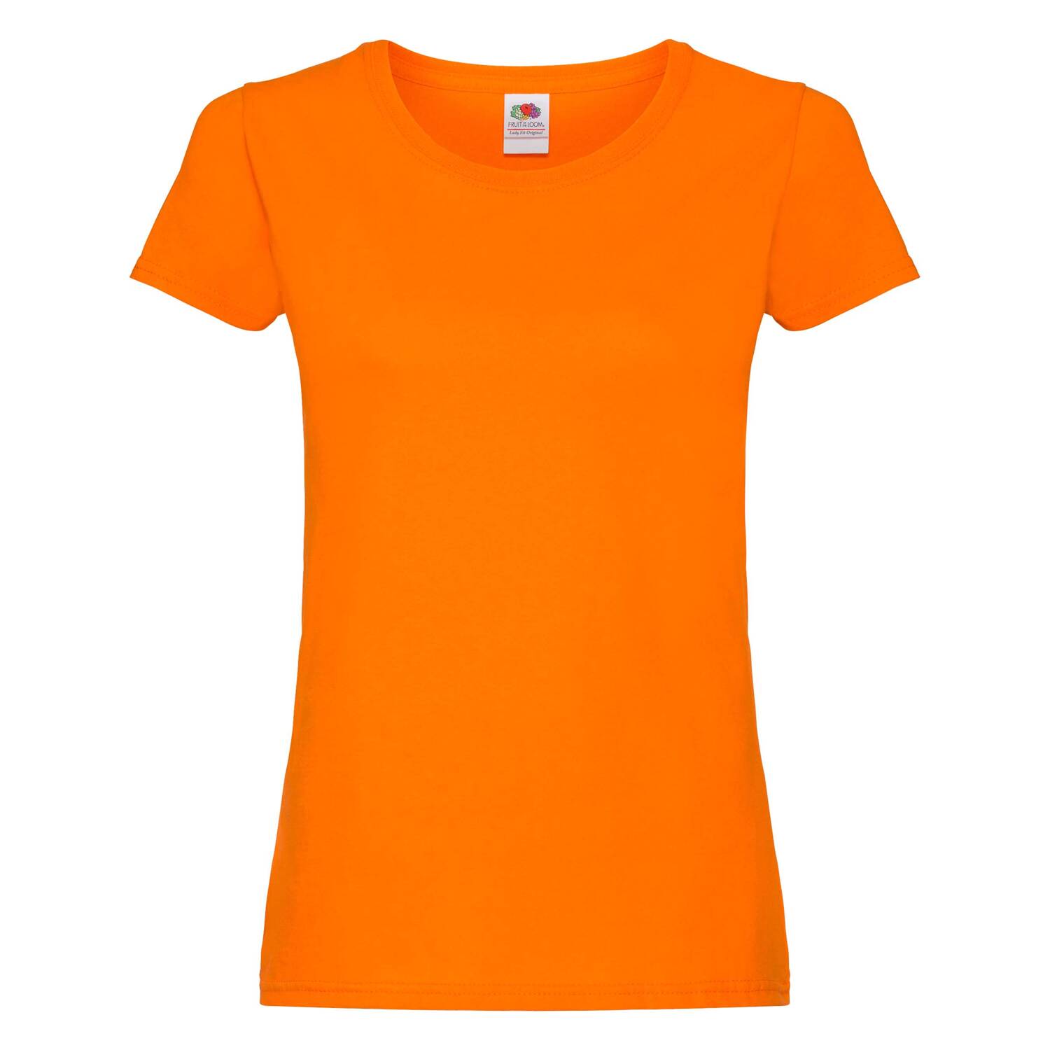 Orange Women's T-shirt Lady fit Original Fruit of the Loom