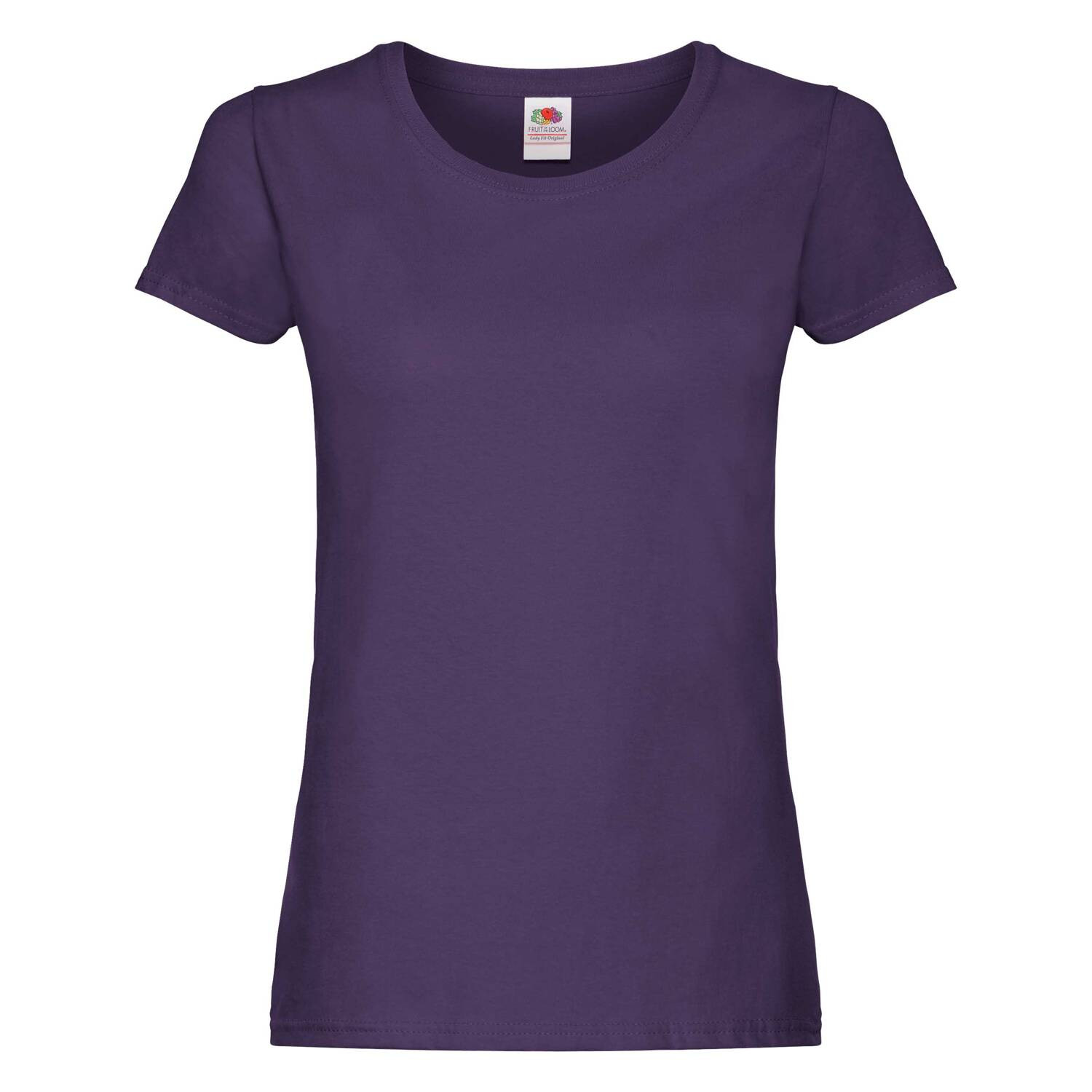 Purple Lady fit Women's T-shirt Original Fruit of the Loom