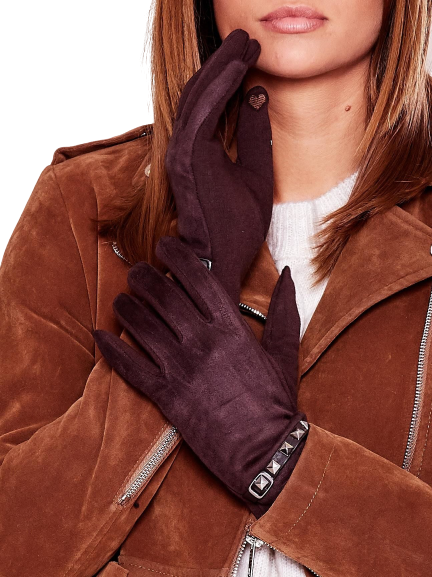 Brown gloves Yups bx4217. R19