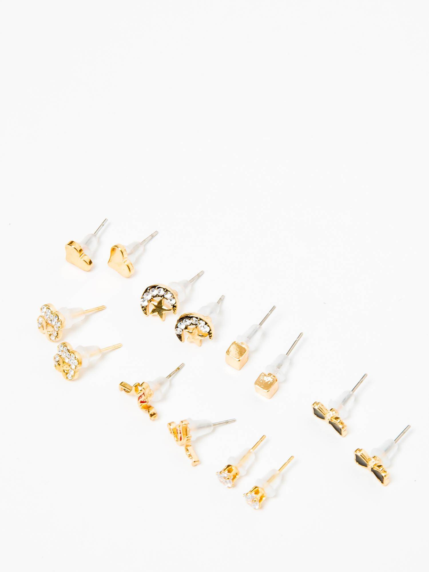Gold earrings Yups dbi0442. R06