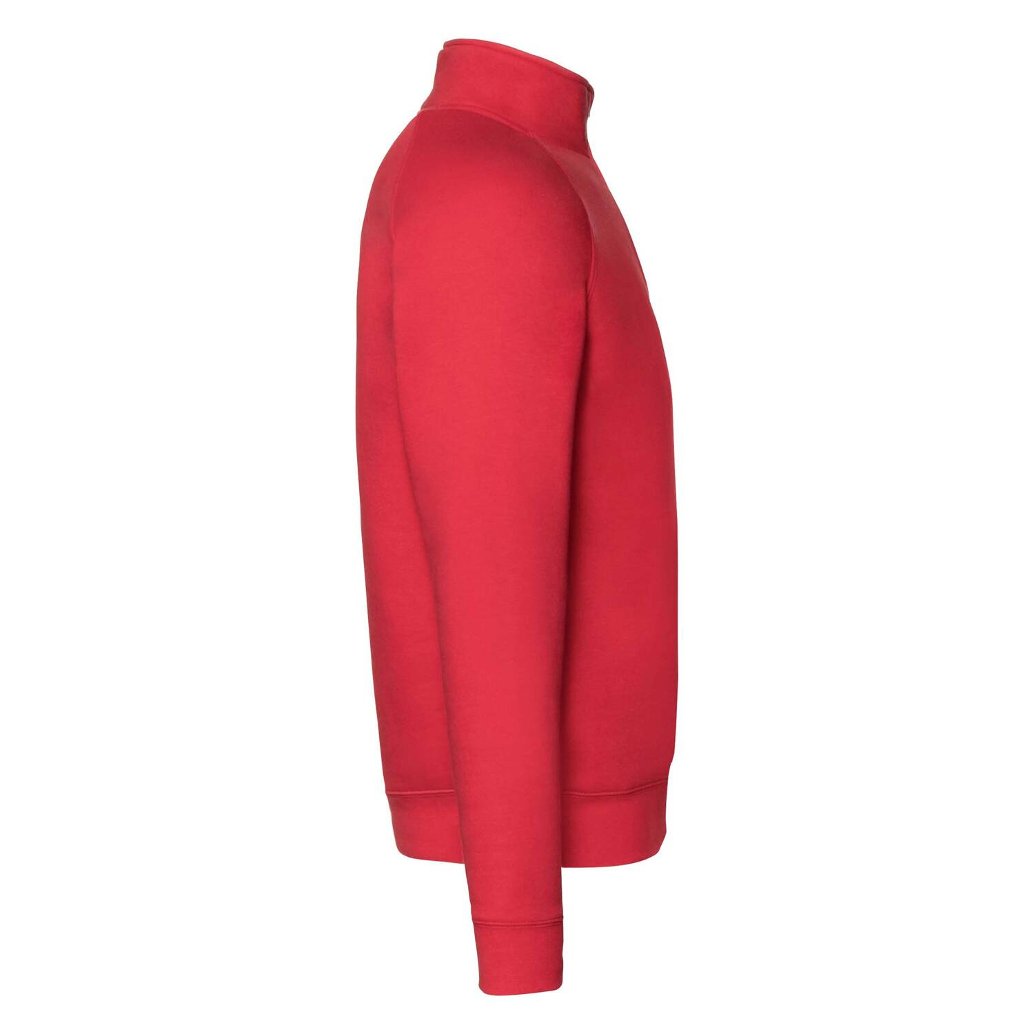 Červený pánsky sveter na zips Fruit of the Loom