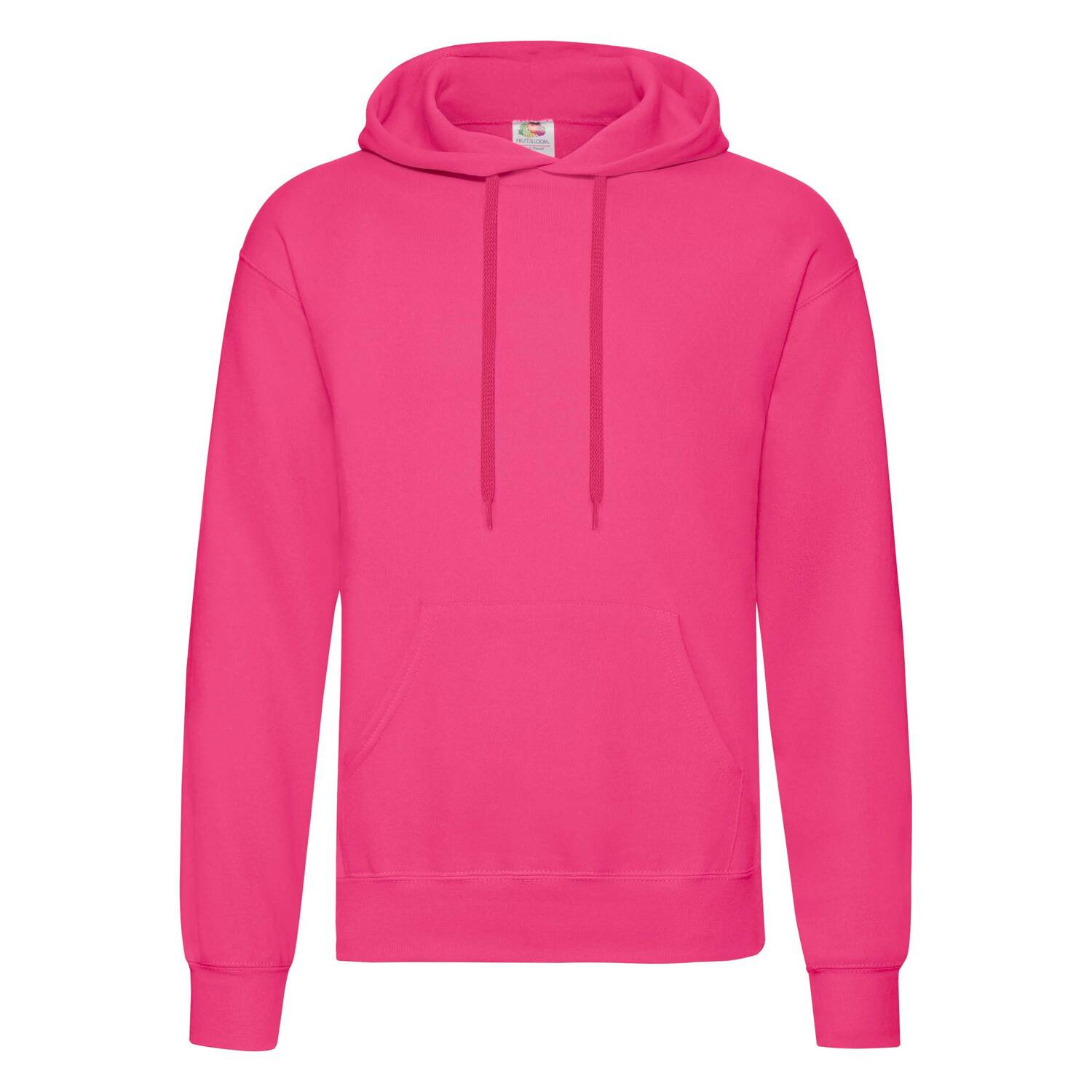 Men&#039;s Pink Hooded Sweat Fruit of the Loom
