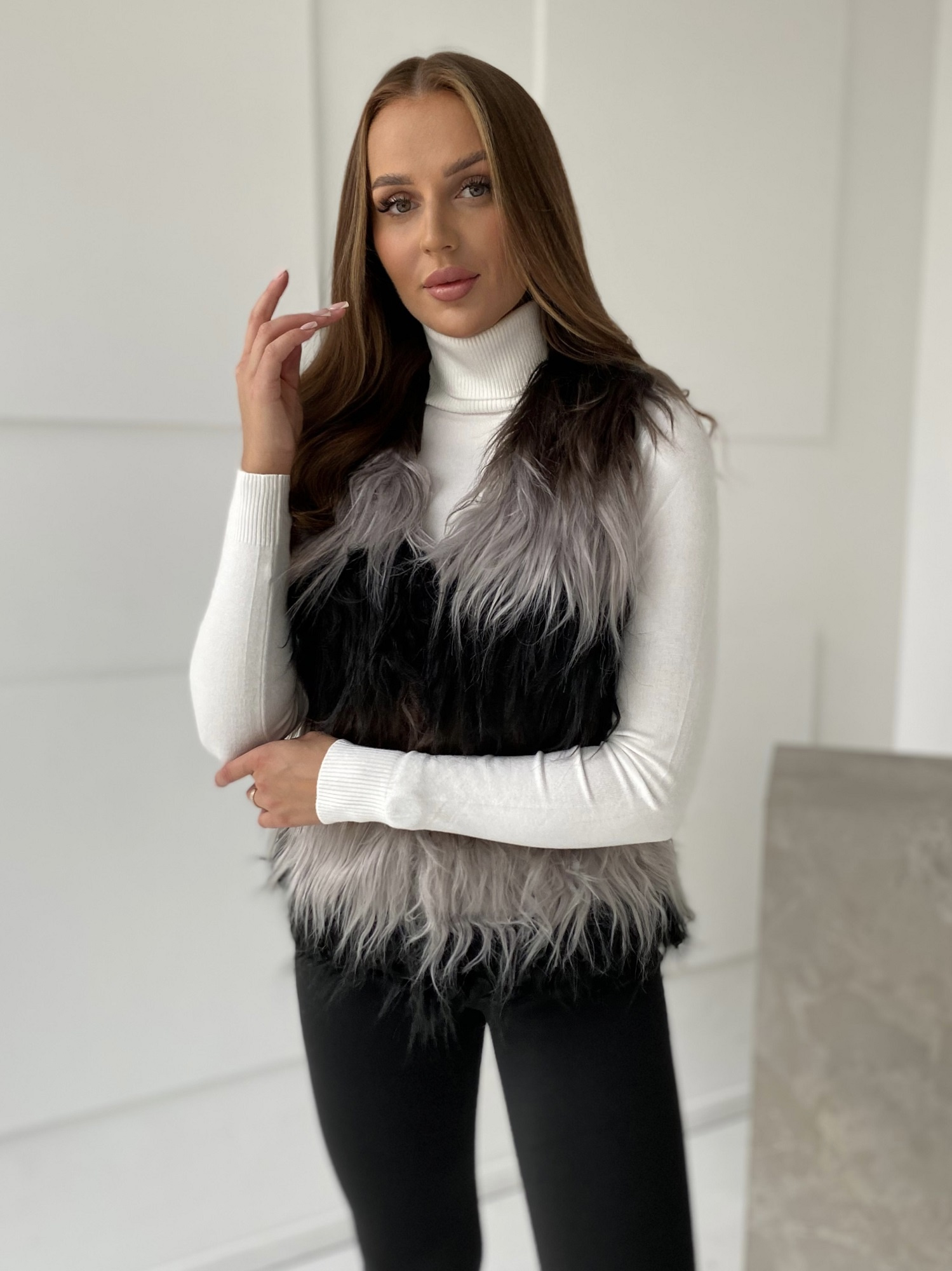 Multicolor vest Yups DT-067. R00