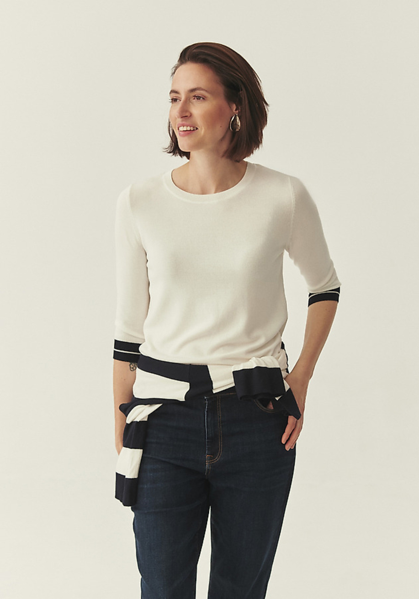 Lenzing™Ecovero™ Aki Tatuum Cream вискозна блуза