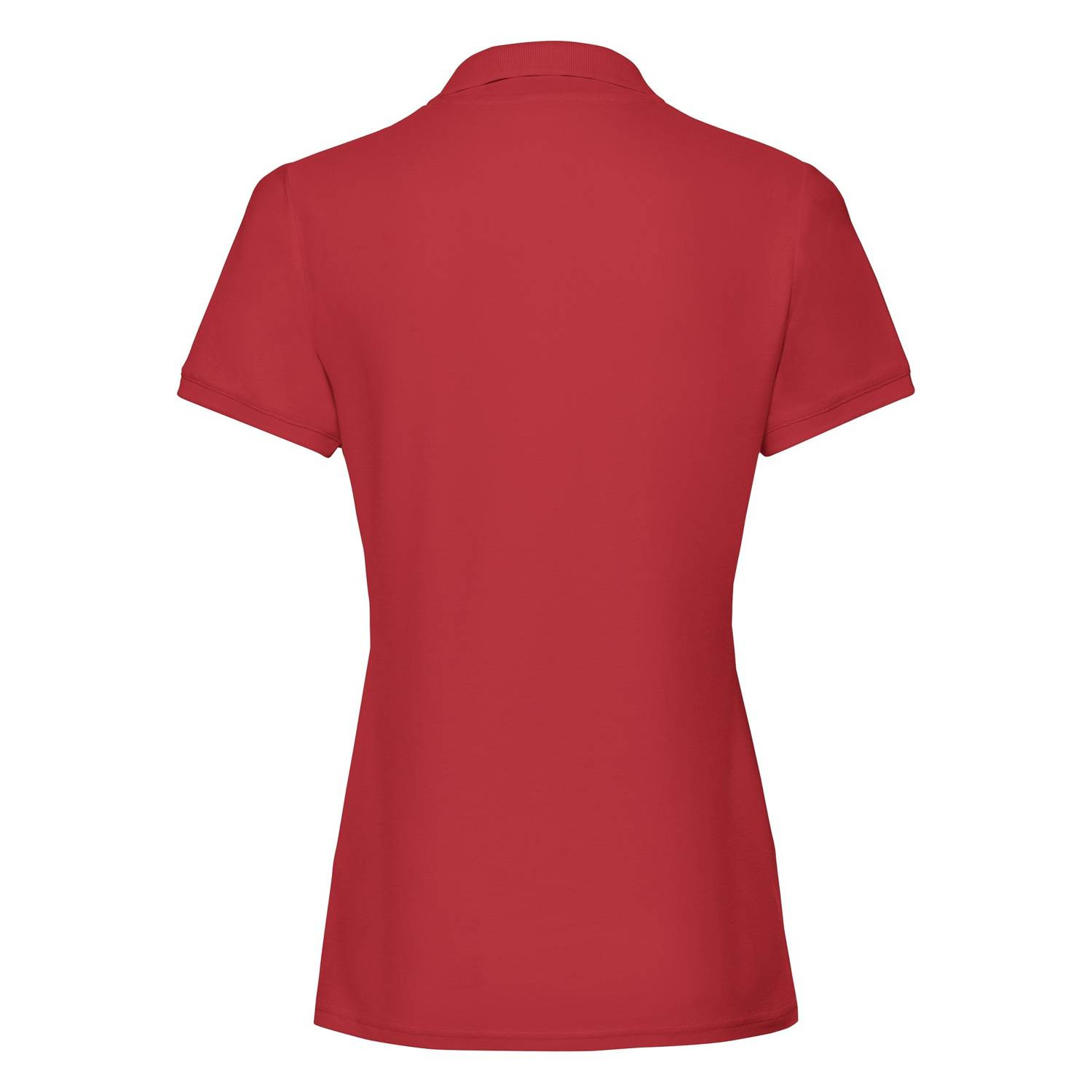 Polo Fruit of the Loom Red Women's T-shirt
