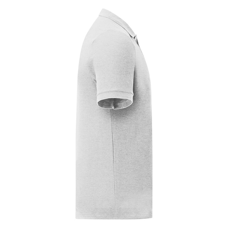 Light Grey Men's Polo Shirt Tailored Fit Friut of the Loom