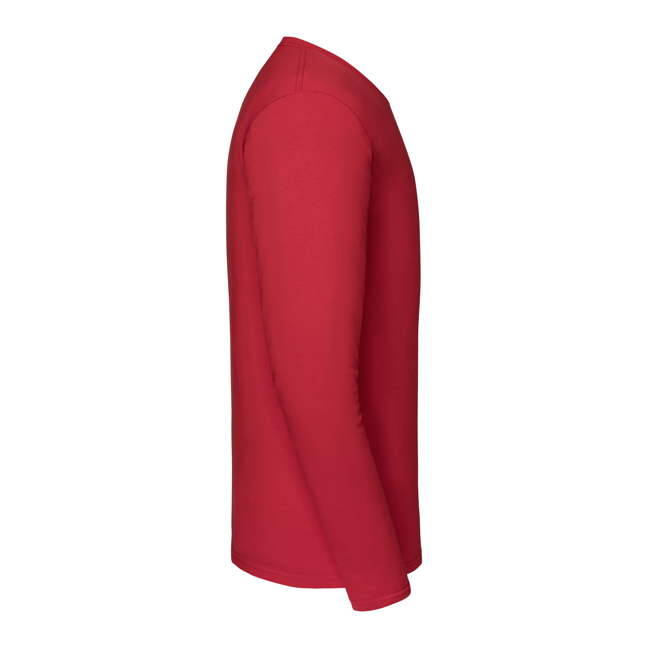 Iconic 195 Ringspun Premium Fruit of the Loom Men's Red T-shirt