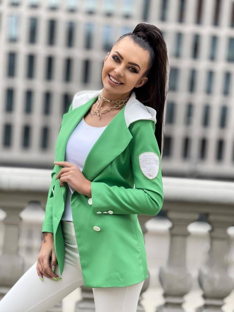 Green jacket Cocomore cmgZT1333.R80