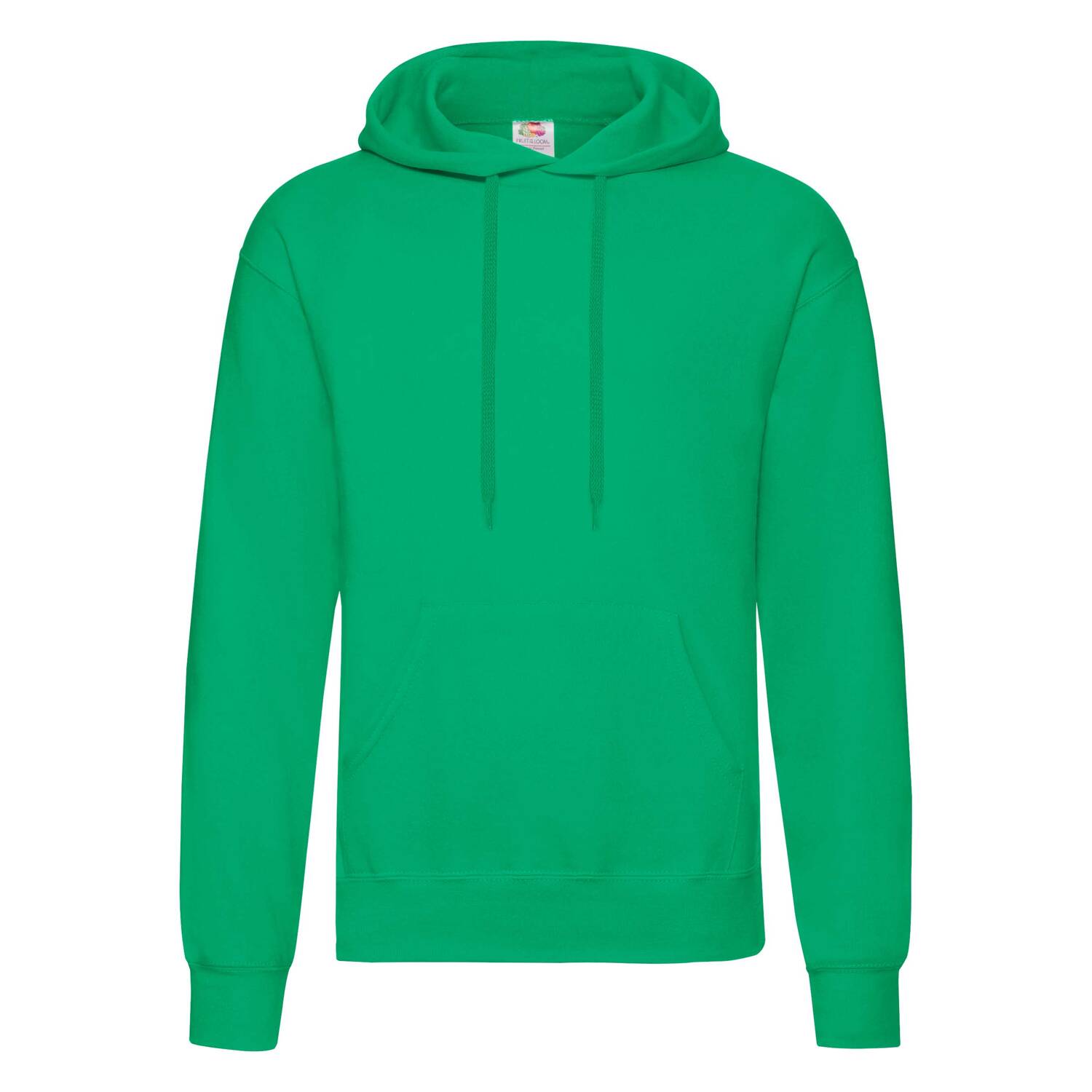 Green Men&#039;s Hooded Sweat Fruit of the Loom