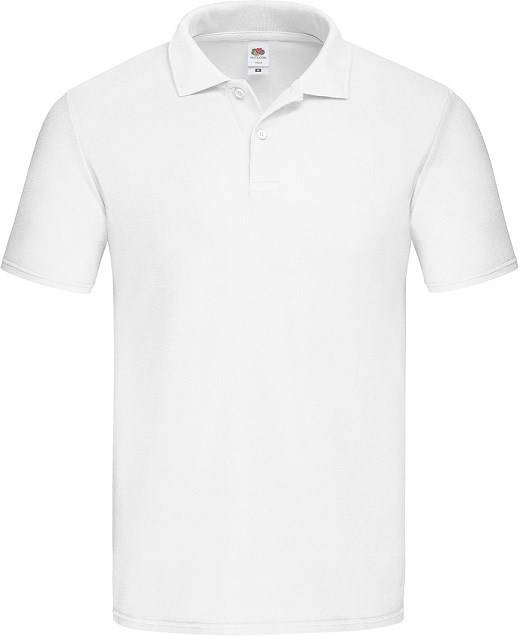 Biała koszulka męska polo Original Polo Friut of the Loom