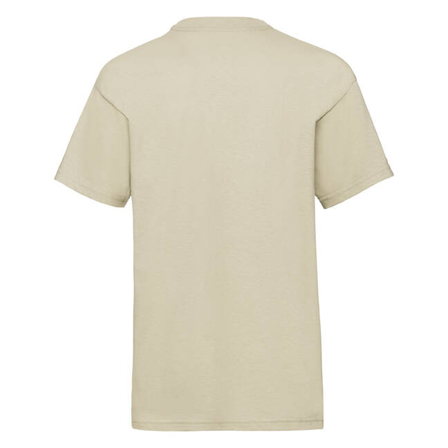 Beige Baby Cotton T-shirt Fruit of the Loom