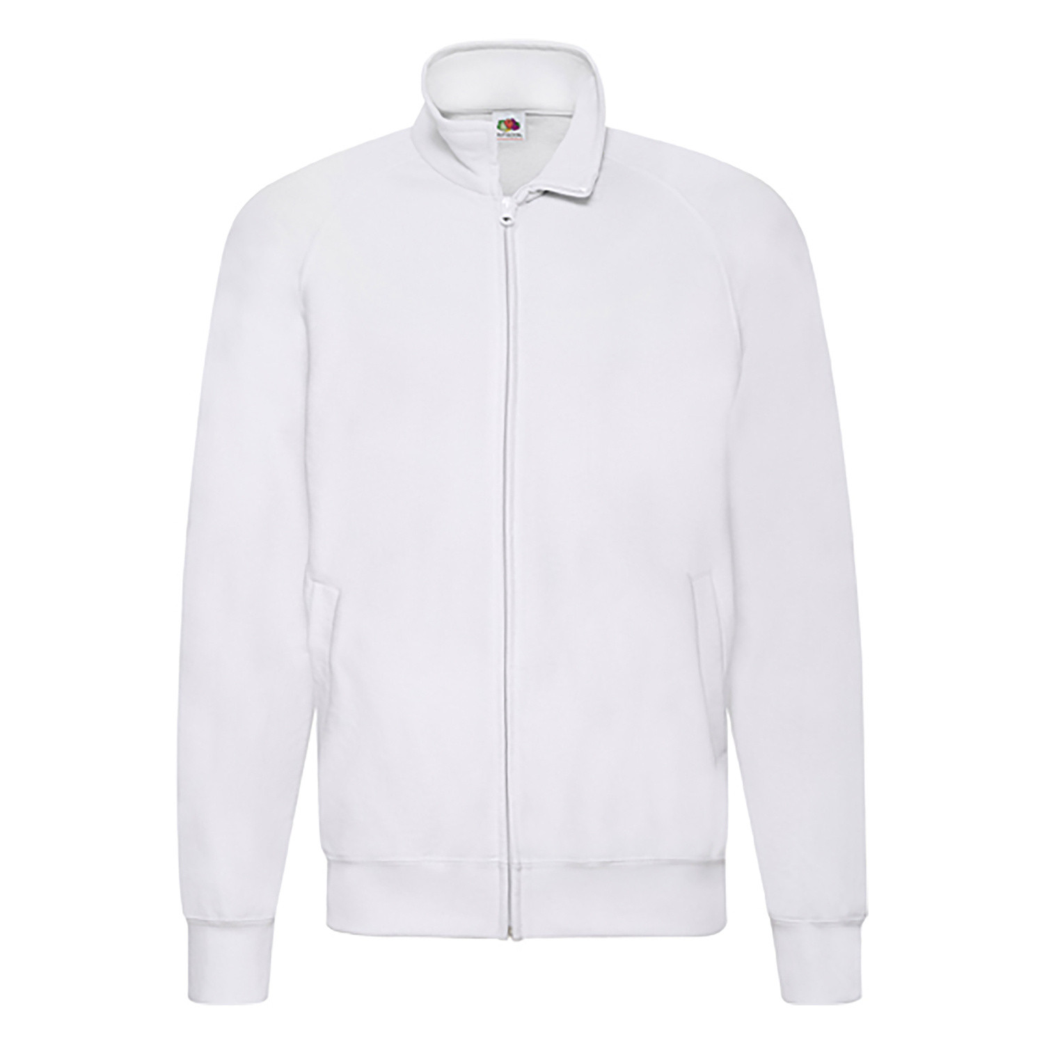 Biała bluza męska Lightweight Sweat Jacket Fruit of the Loom