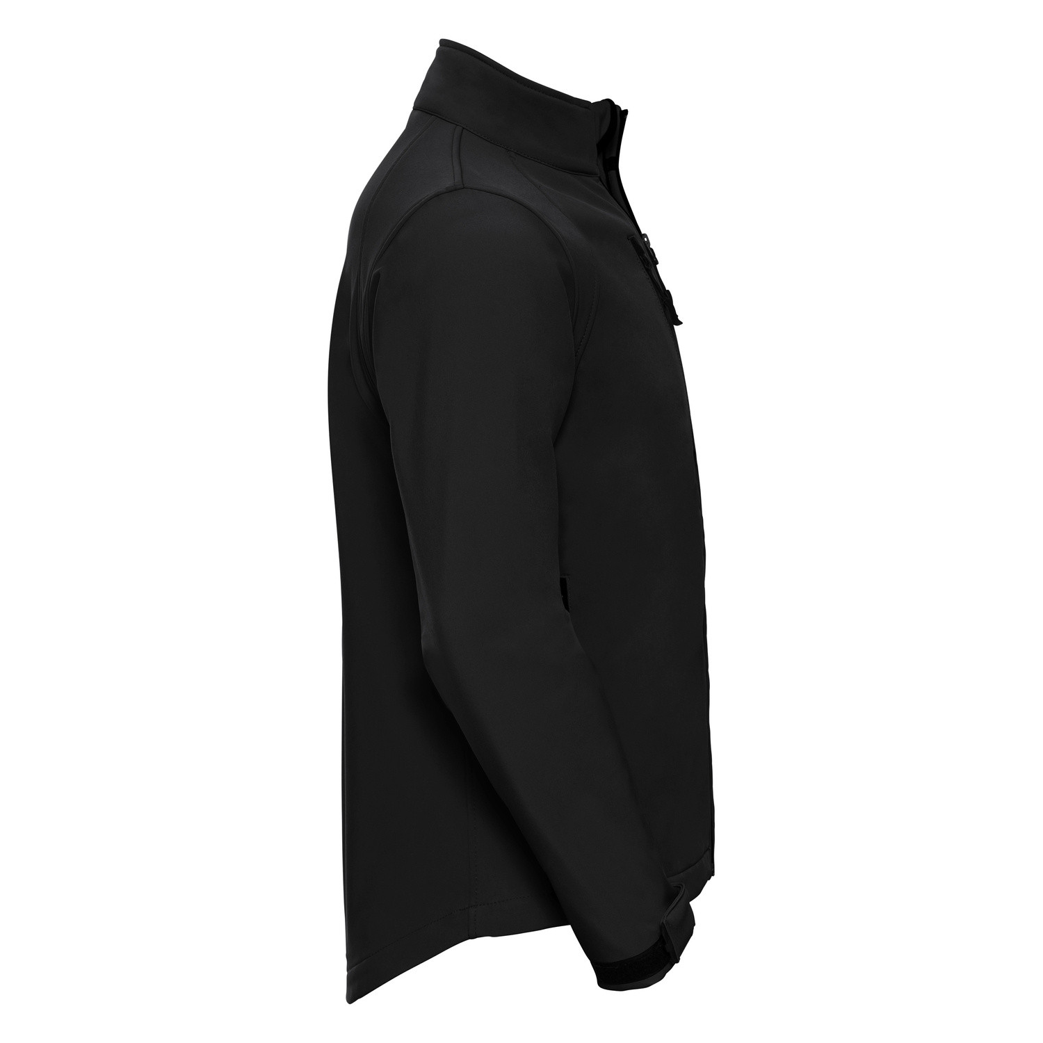 Men&#039;s Black Soft Shell Russell Jacket