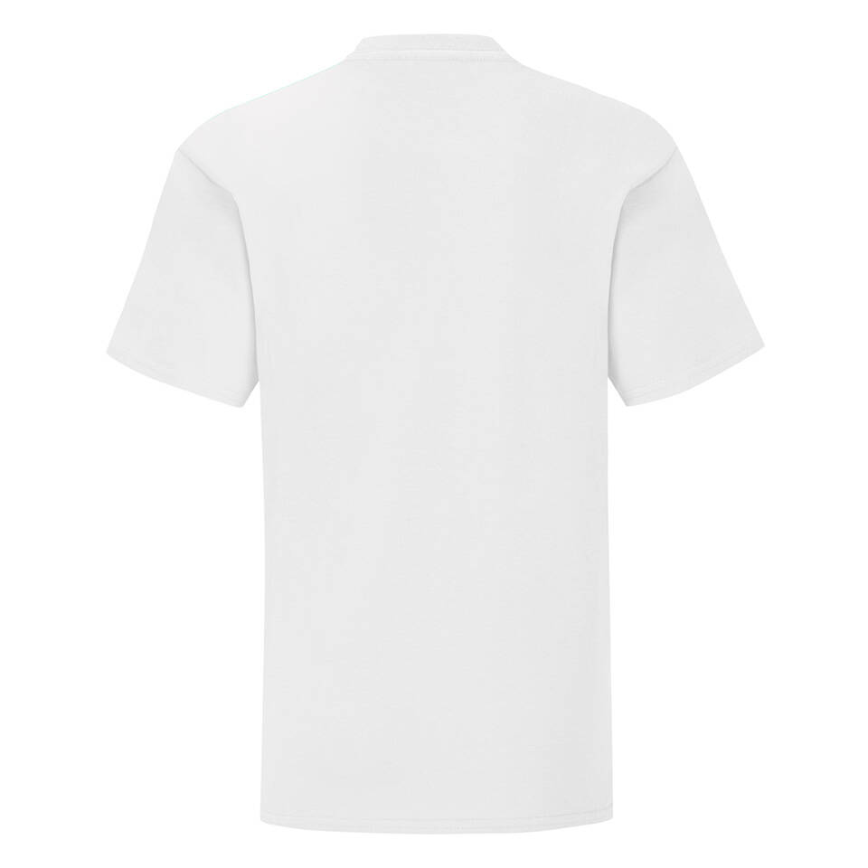 White children's t-shirt in combed cotton Fruit of the Loom