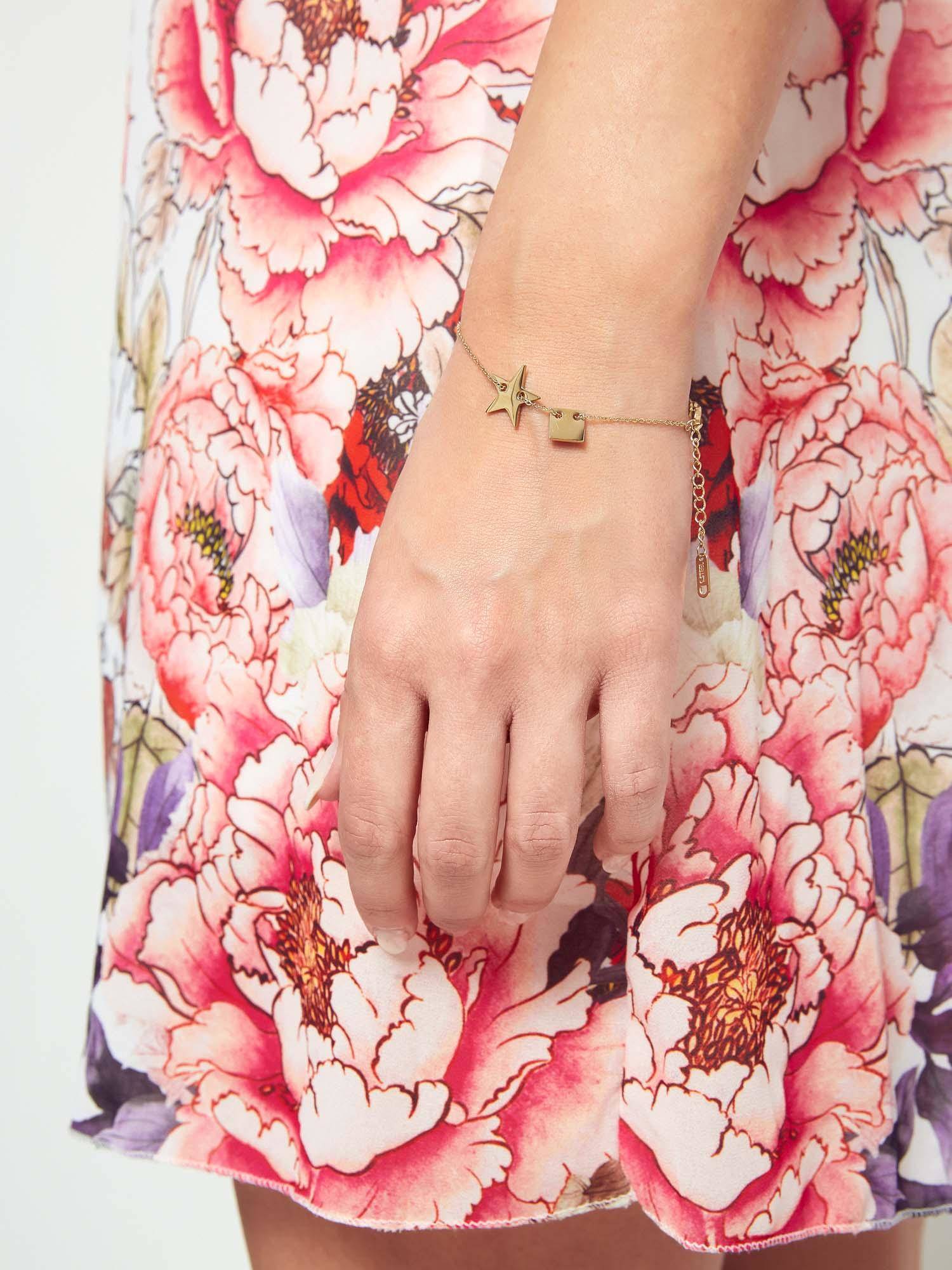 Gold plated bracelet Yups dbi0469. R06