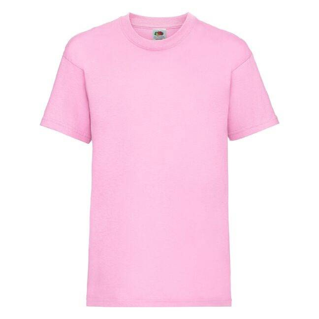 Pink Fruit of the Loom Cotton T-shirt