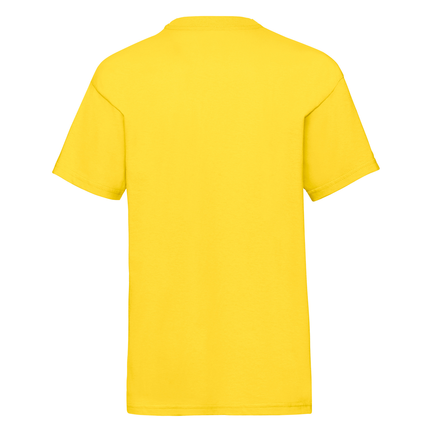 Yellow Cotton T-shirt Fruit of the Loom