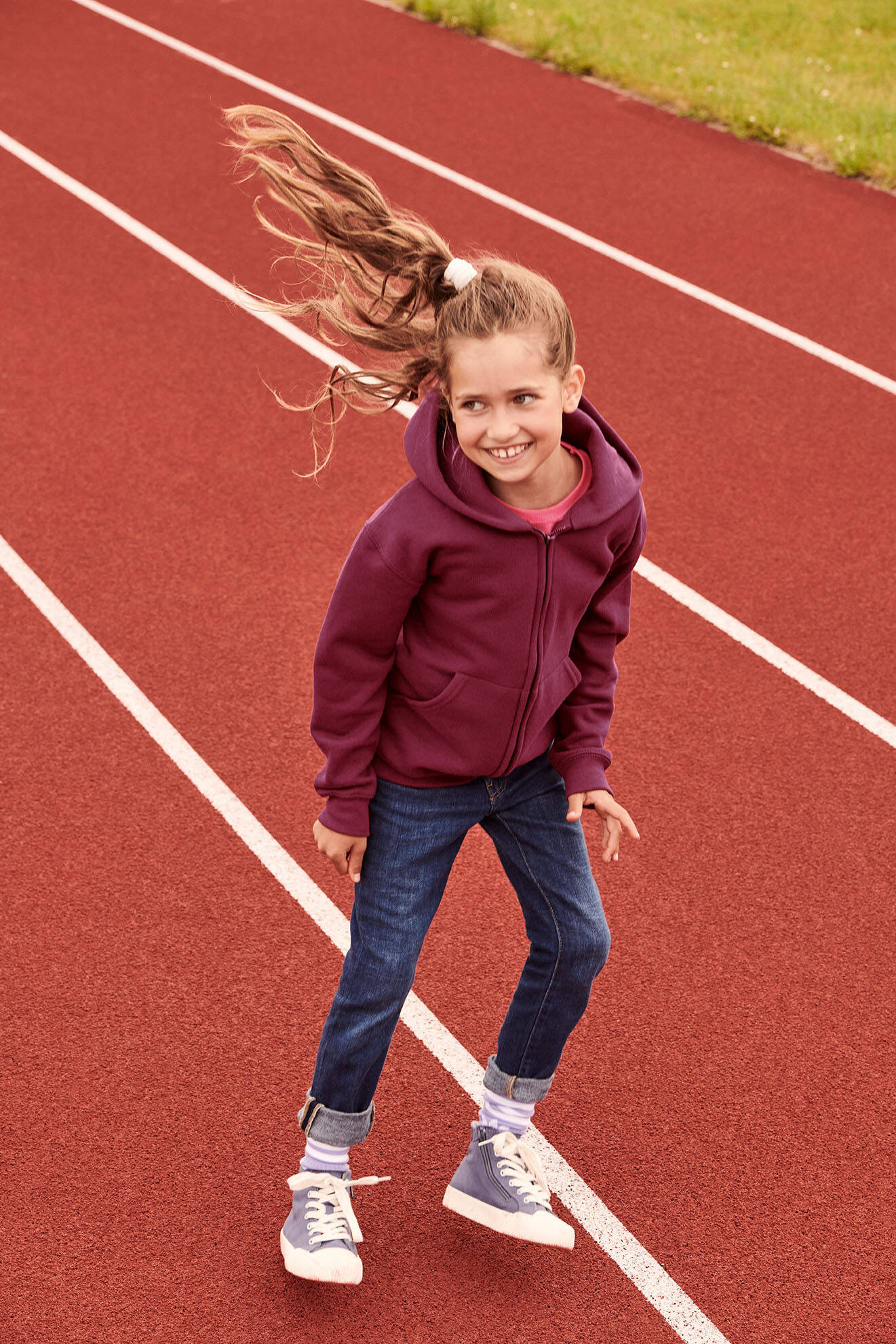 Burgundy Classic sweatshirt Fruit of the Loom